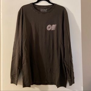Outdoor Voices Long Sleeve Graphic Logo OV T Shirt XL